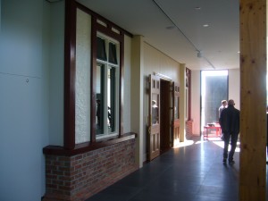 Foyer reteins and enhances historic features